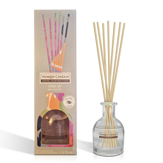 Yank Reed Home Inspiration Scent Soft Cotton Reed Diffuser 2 Pack, smells like a warm & cosy soft cotton sheet, mothers day, birthday, wedding, engagement, anniversary its a great diverse gift