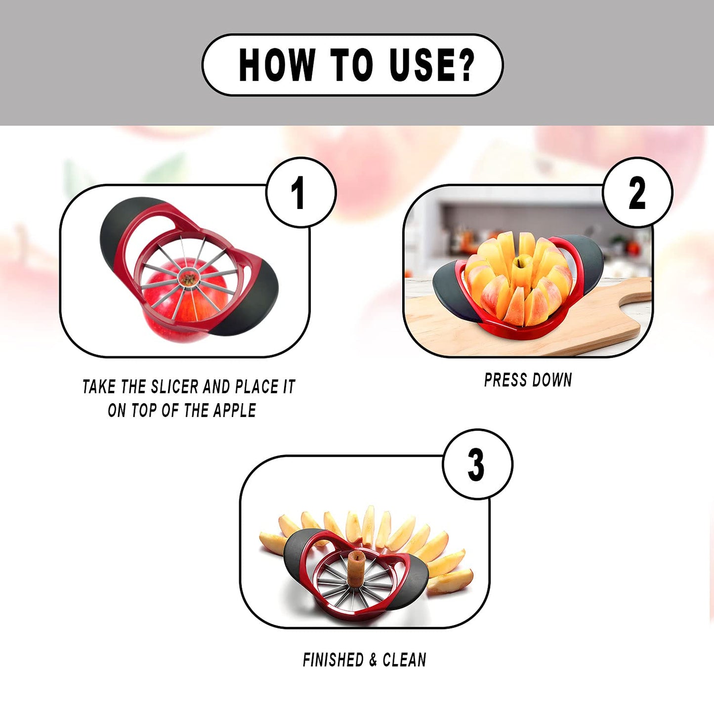 12 Blade Apple, Corer and Fruit Slicer