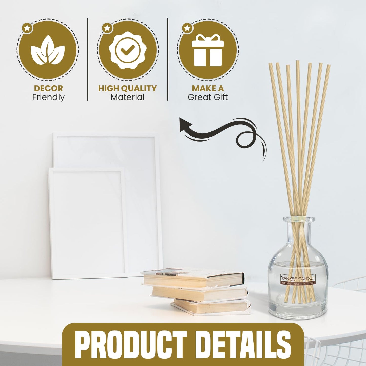 Yank Reed Home Inspiration Scent Soft Cotton Reed Diffuser 2 Pack, smells like a warm & cosy soft cotton sheet, mothers day, birthday, wedding, engagement, anniversary its a great diverse gift