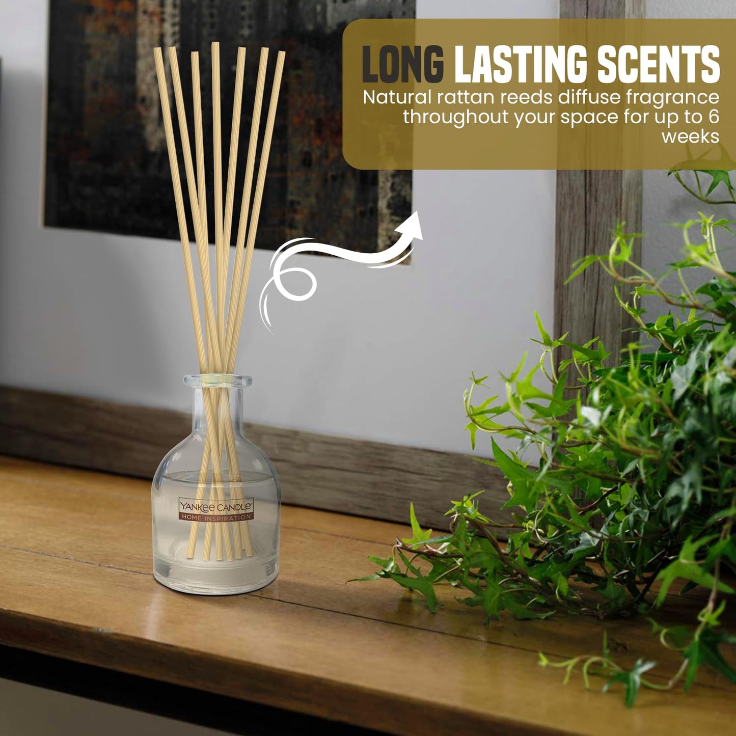Yank Reed Home Inspiration Scent Soft Cotton Reed Diffuser 2 Pack, smells like a warm & cosy soft cotton sheet, mothers day, birthday, wedding, engagement, anniversary its a great diverse gift