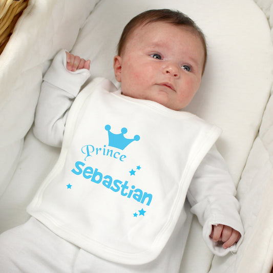 Personalised Prince Bib